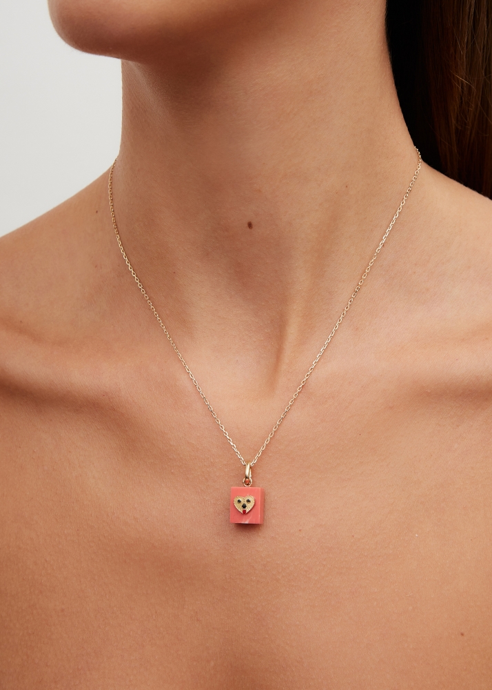 LE CUBO CORAIL OR JAUNE