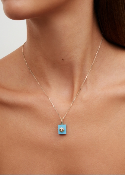 LE CUBO TURQUOISE OR JAUNE