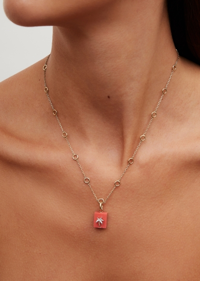 COLLIER MINI DONUTS GOLD OR JAUNE