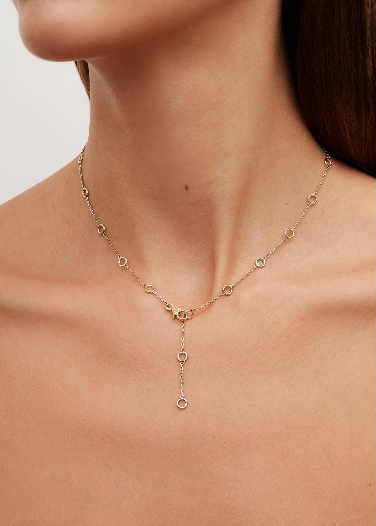 COLLIER MINI DONUTS GOLD OR JAUNE
