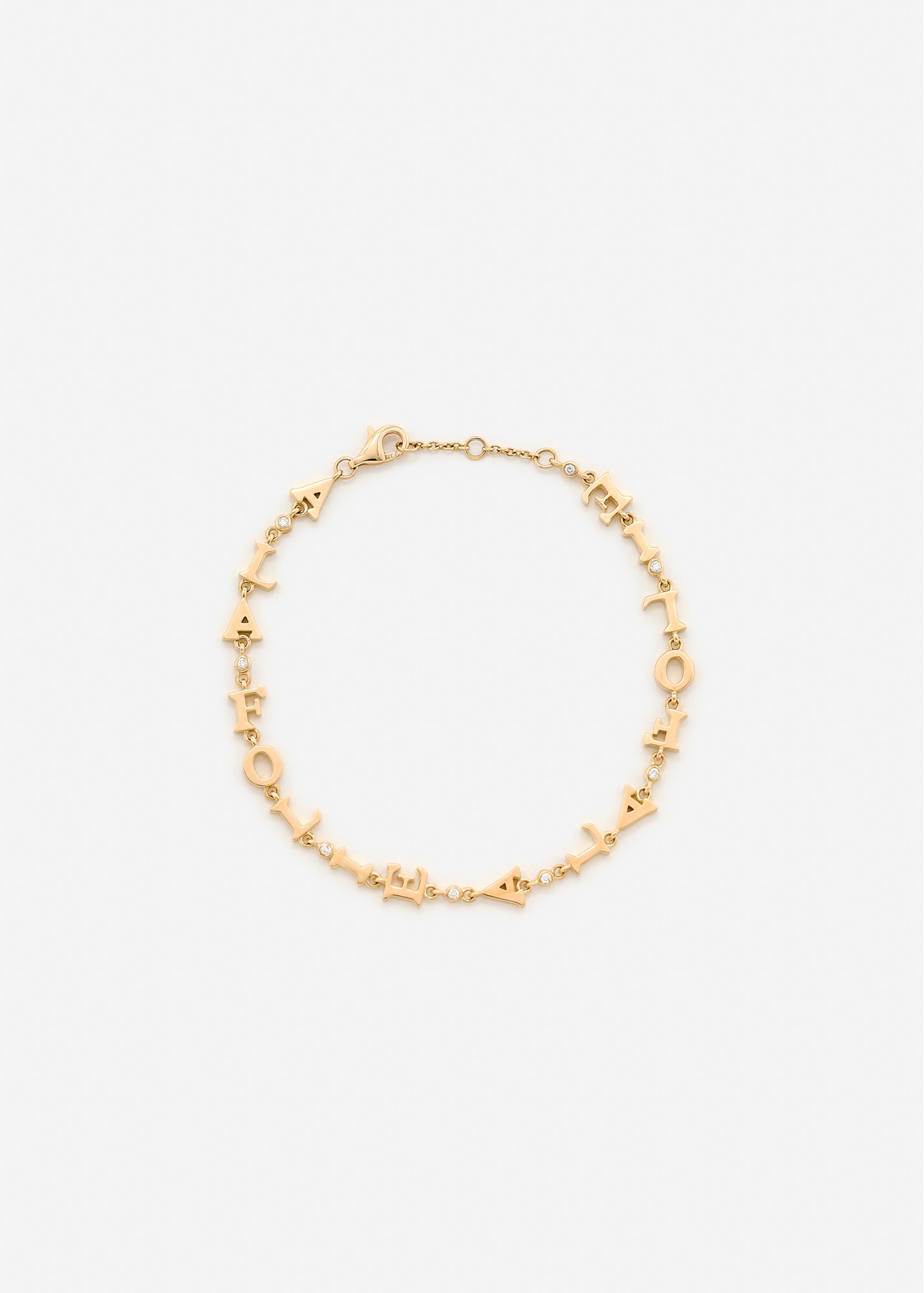 BRACELET À LA FOLIE OR JAUNE