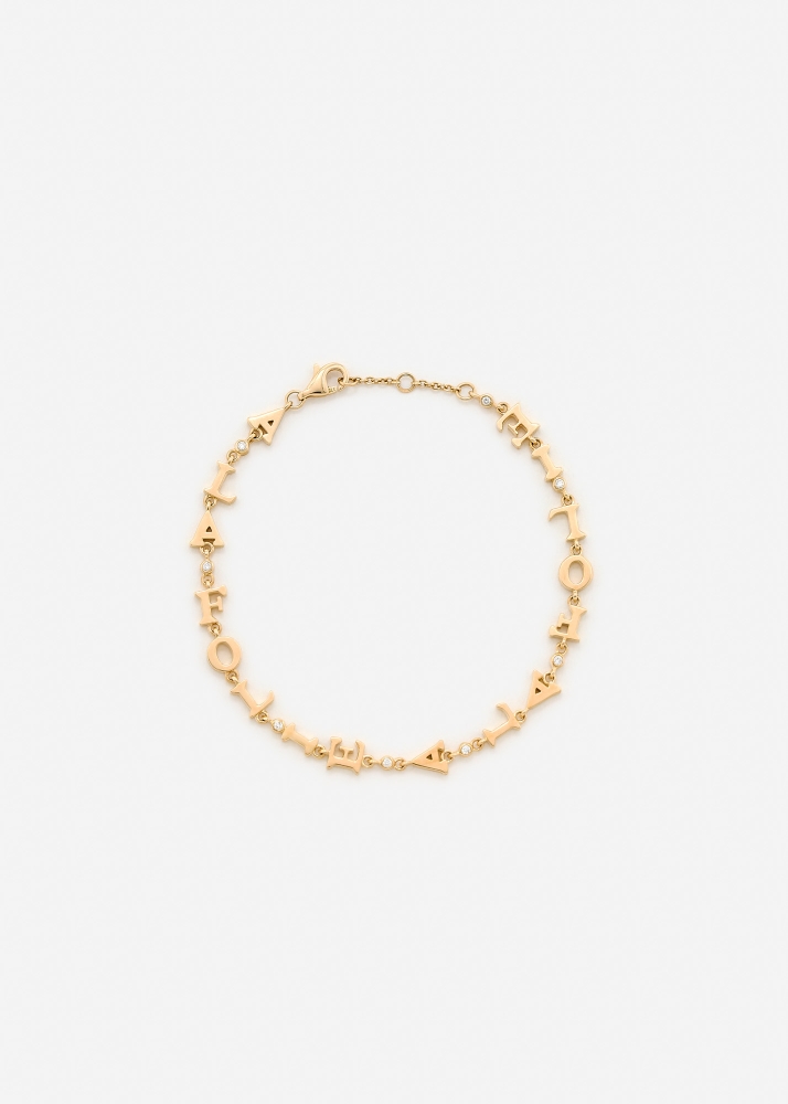 BRACELET À LA FOLIE OR JAUNE