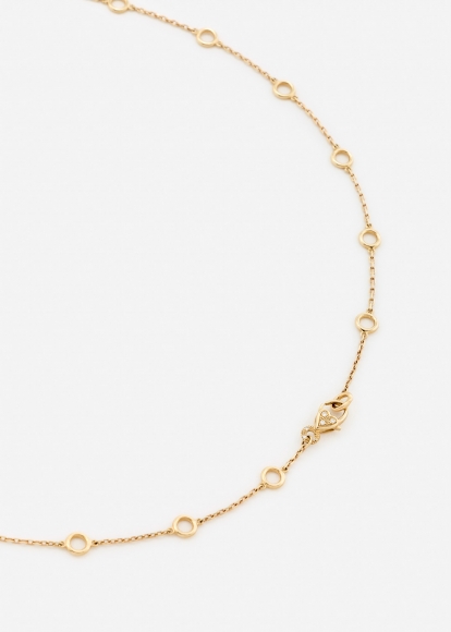 COLLIER MINI DONUTS GOLD OR JAUNE