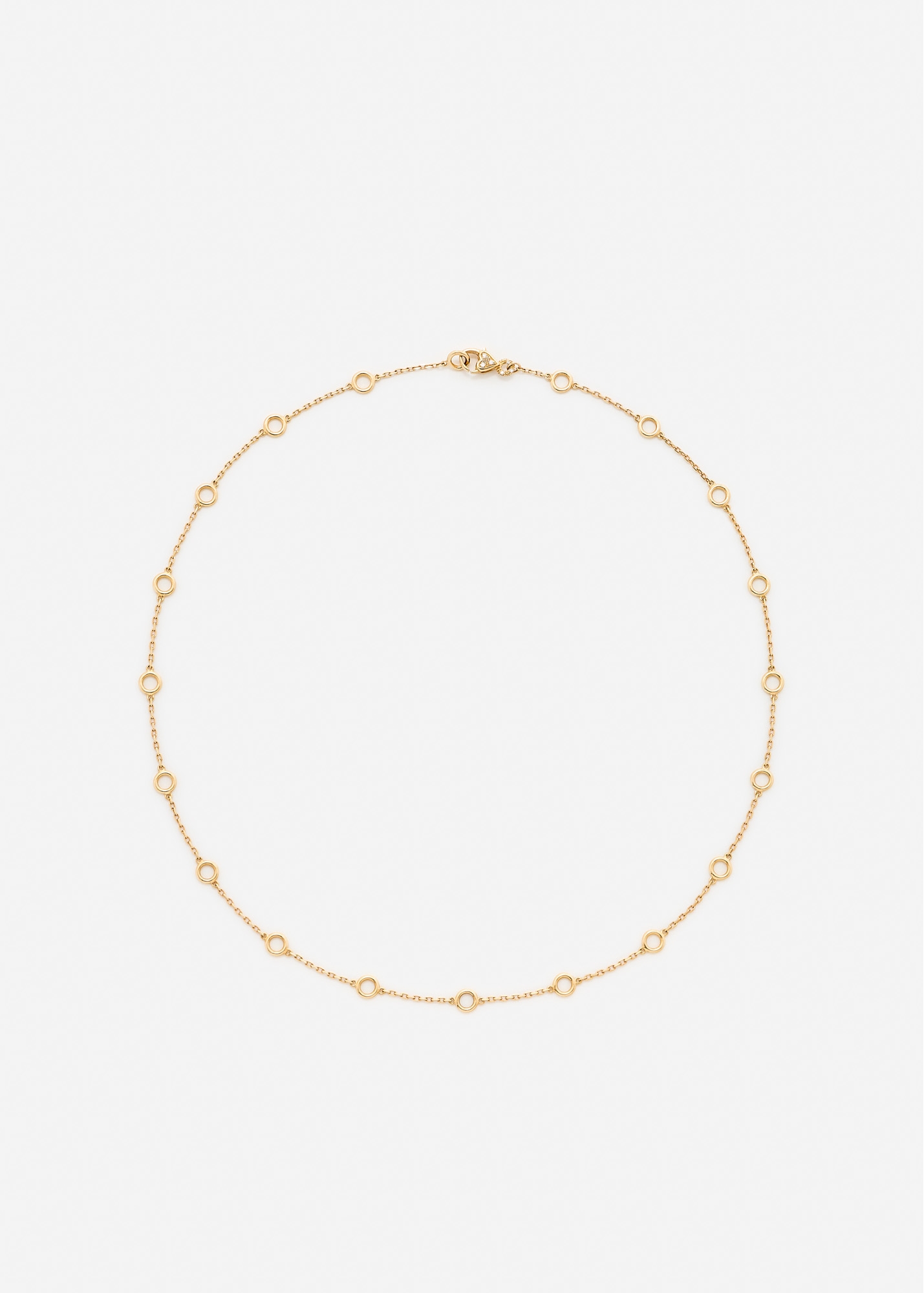 COLLIER MINI DONUTS GOLD OR JAUNE