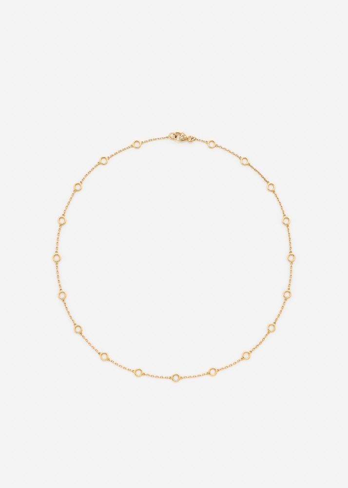 COLLIER MINI DONUTS GOLD OR JAUNE