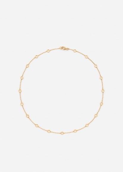COLLIER MINI DONUTS GOLD OR JAUNE