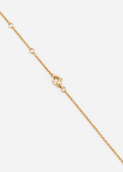 PENDENTIF MINI SCARABÉE OR JAUNE