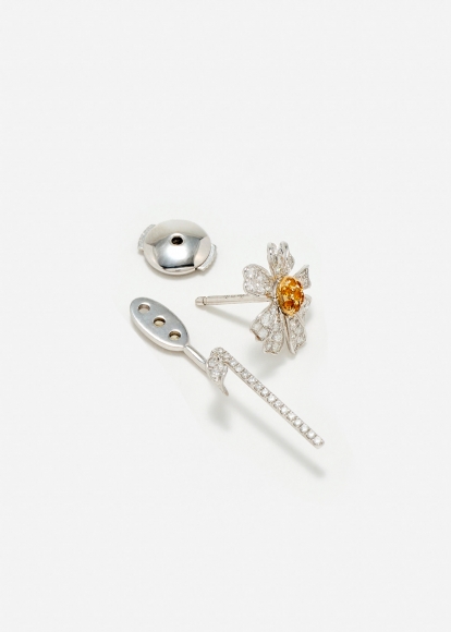 PUCE & DESSOUS MARGUERITE OR BLANC