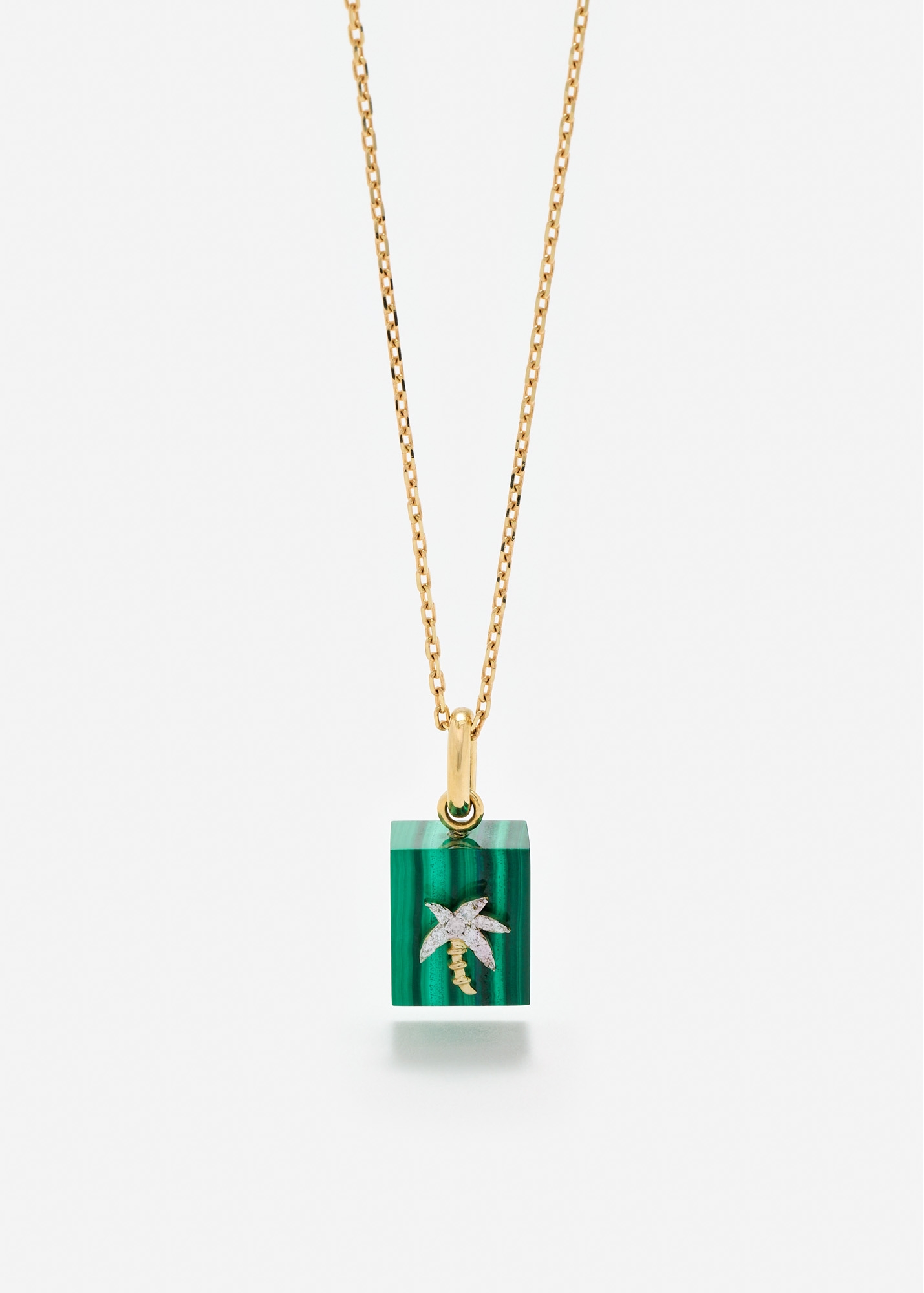LE CUBO MALACHITE OR JAUNE