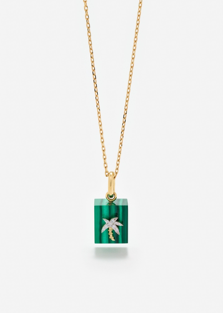 LE CUBO MALACHITE OR JAUNE