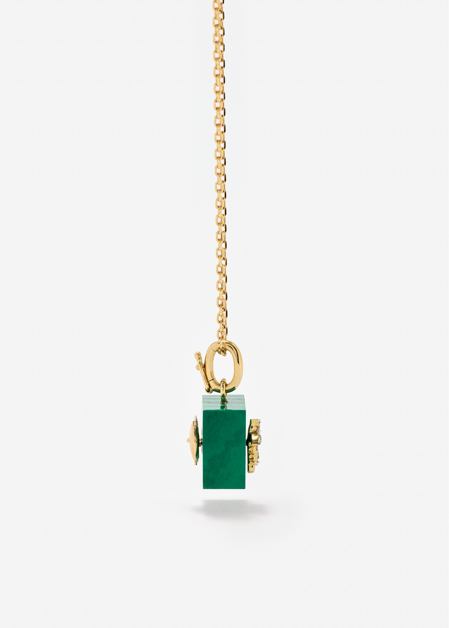 LE CUBO MALACHITE OR JAUNE