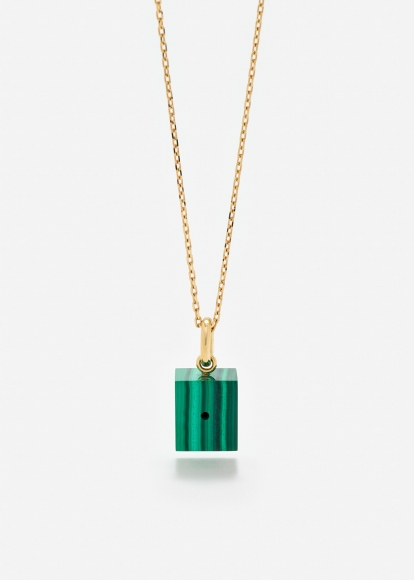 LE CUBO MALACHITE OR JAUNE