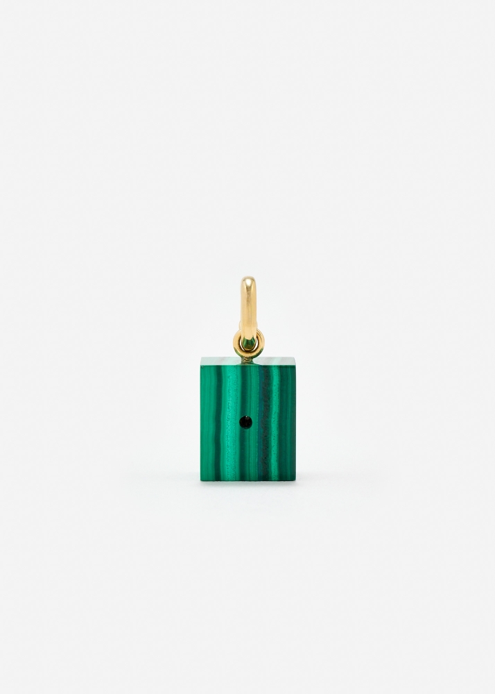 LE CUBO MALACHITE OR JAUNE
