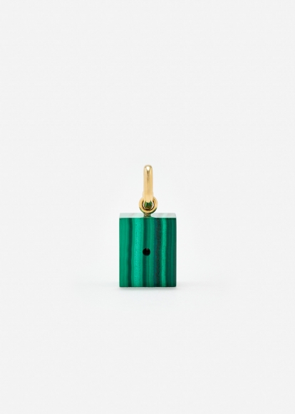 LE CUBO MALACHITE OR JAUNE