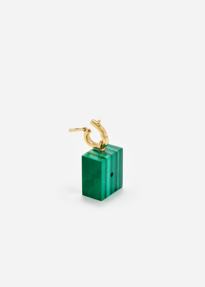 LE CUBO MALACHITE OR JAUNE