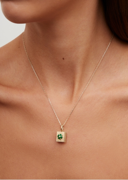 NANO PUCE TRÈFLE OR JAUNE