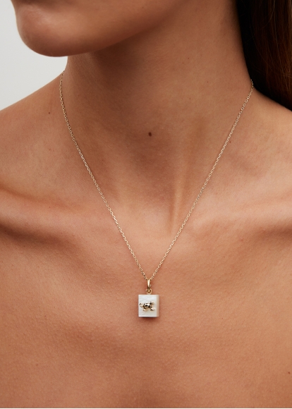 NANO PUCE LÉOPARD OR JAUNE