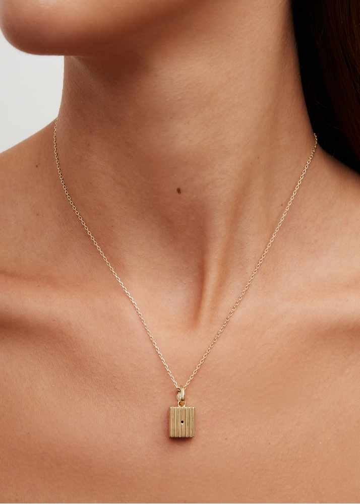 CHAÎNE DIAMANTÉE OR JAUNE