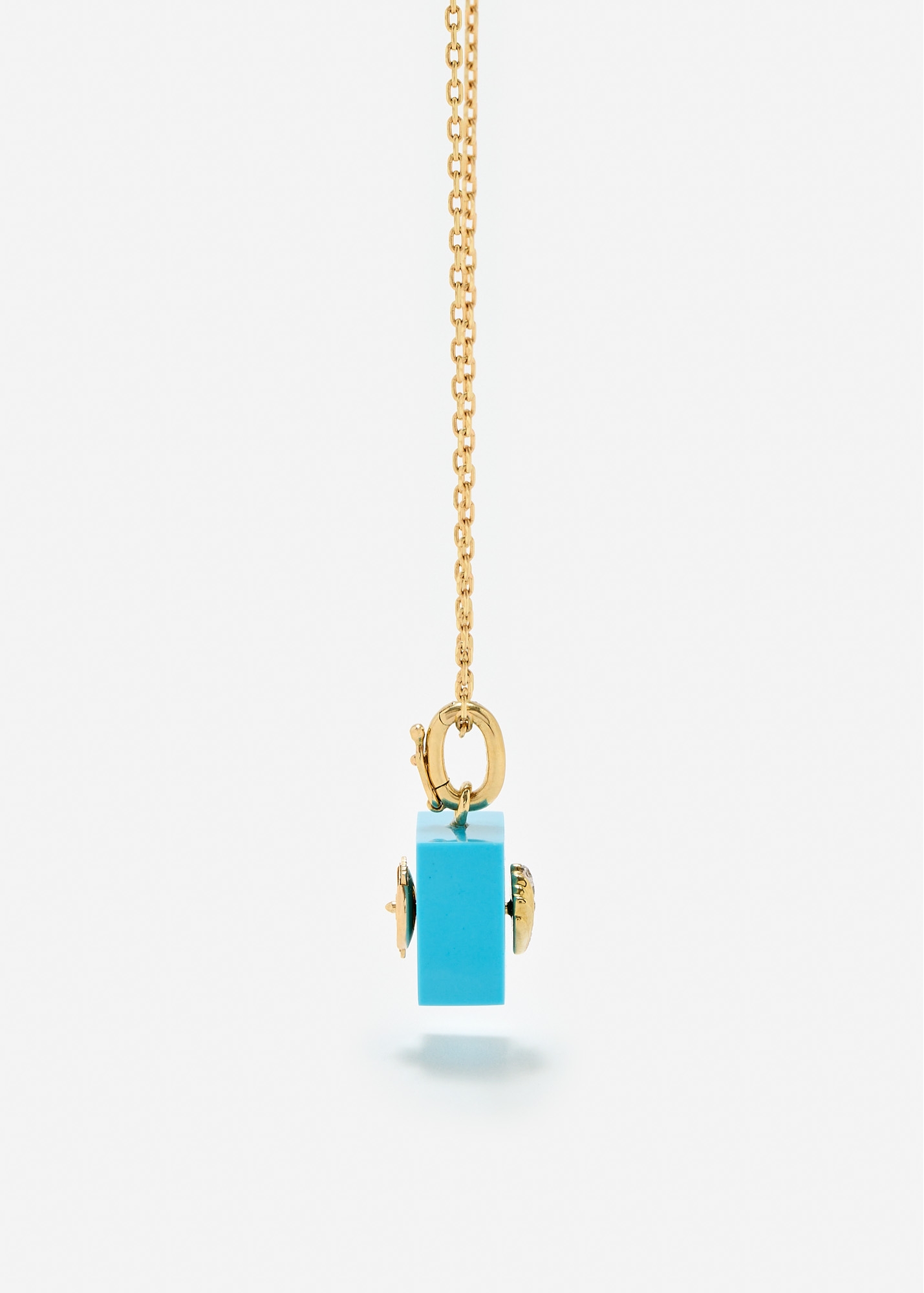 LE CUBO TURQUOISE OR JAUNE