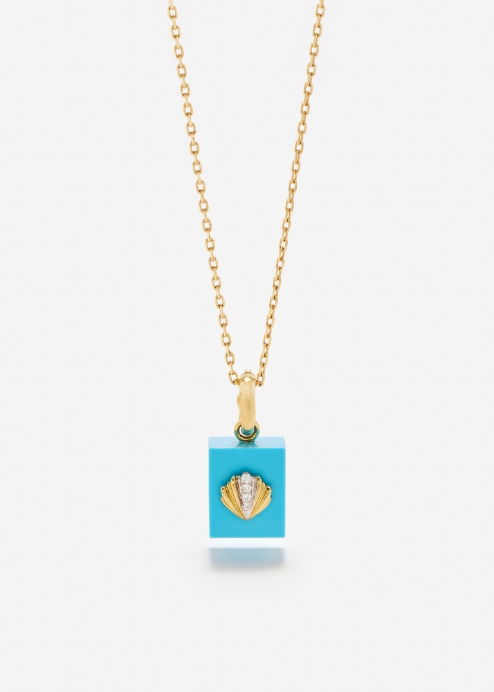 LE CUBO TURQUOISE OR JAUNE