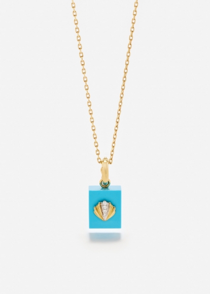 LE CUBO TURQUOISE OR JAUNE