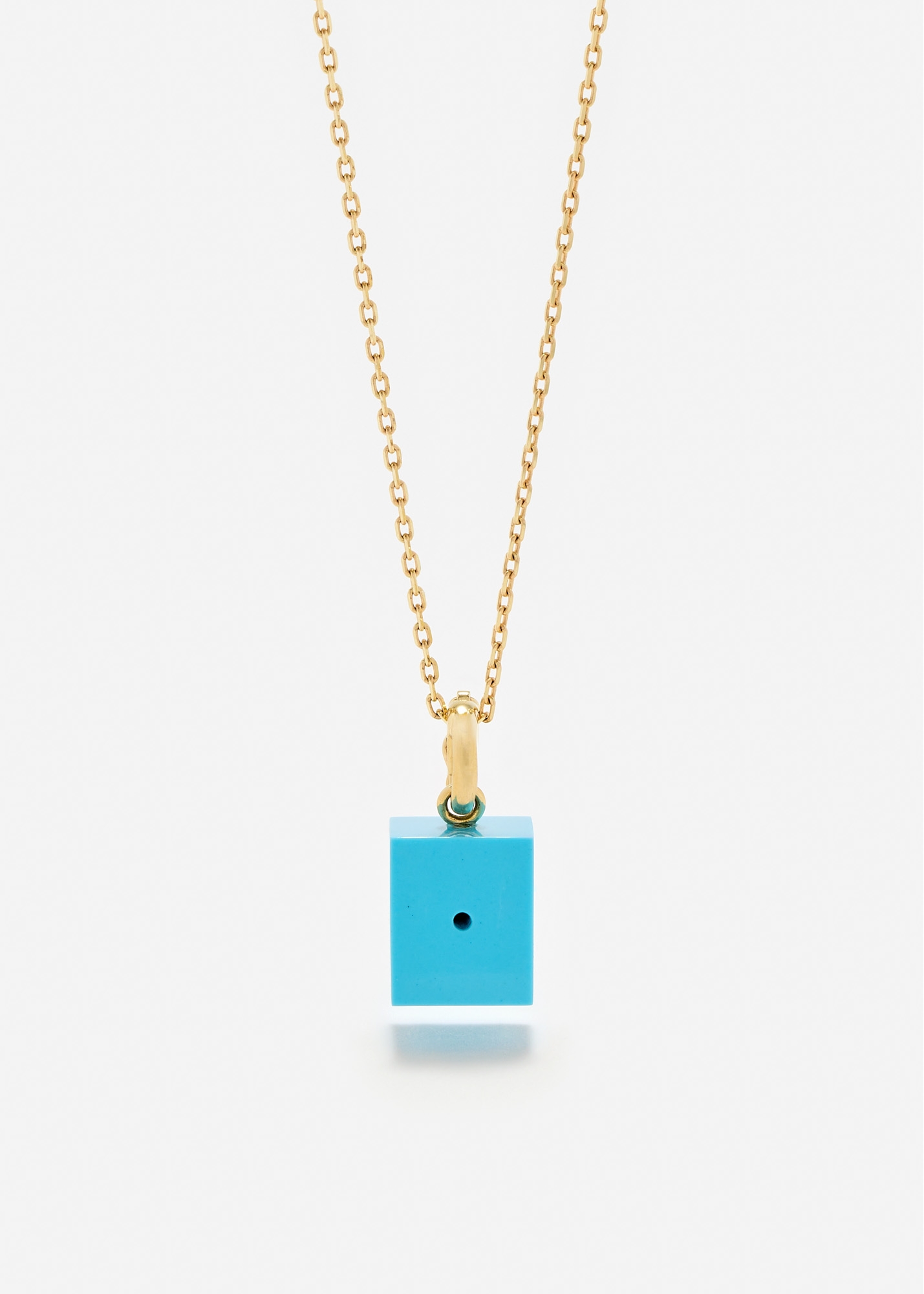 LE CUBO TURQUOISE OR JAUNE