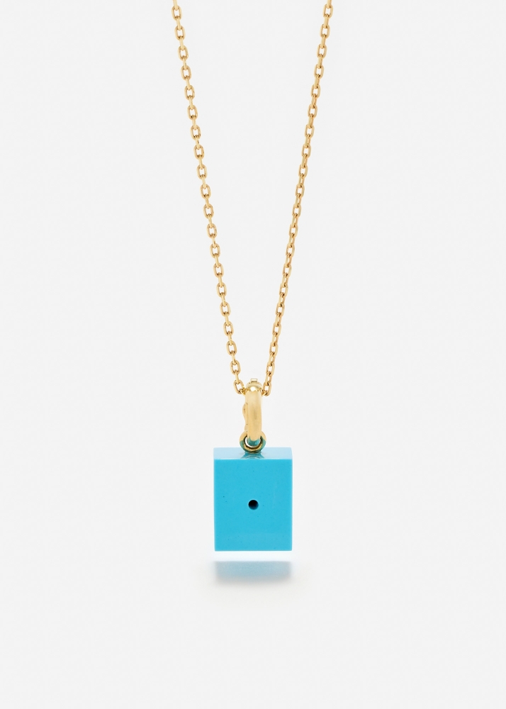 LE CUBO TURQUOISE OR JAUNE