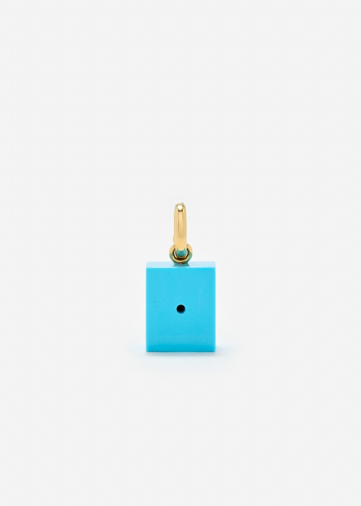 LE CUBO TURQUOISE OR JAUNE