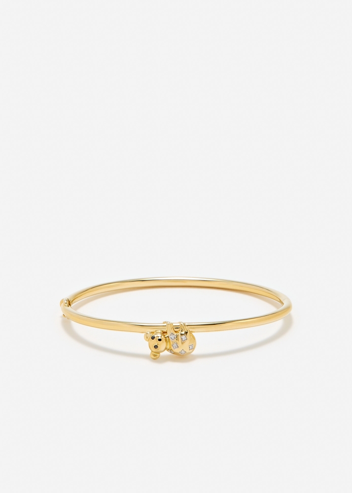 MINI BRACELET JONC KOALA GOLD OR JAUNE