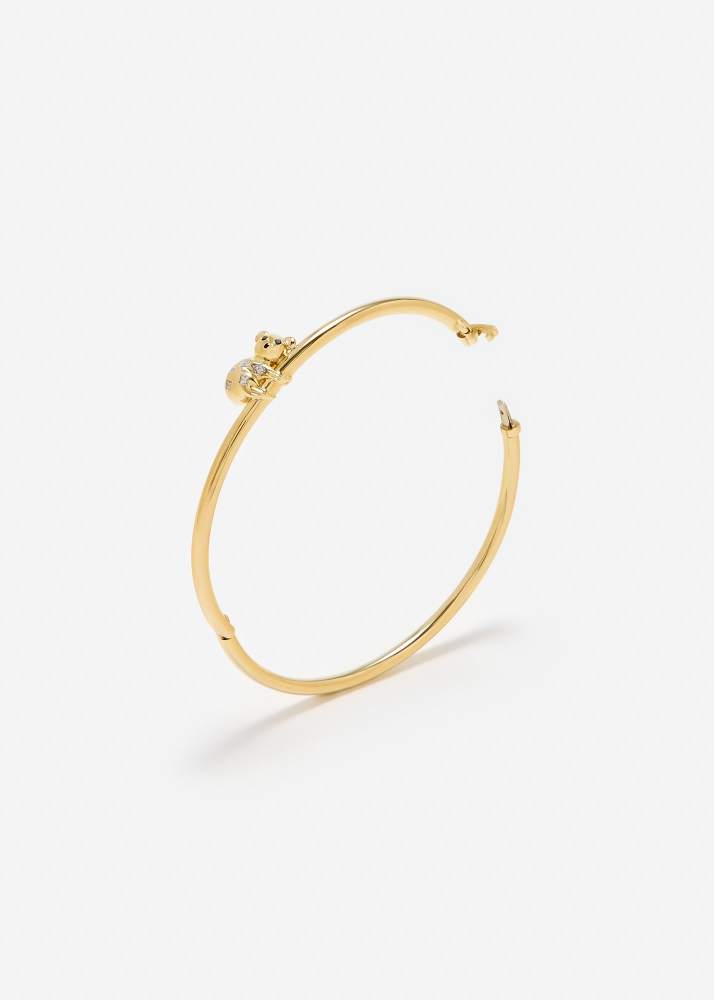 MINI BRACELET JONC KOALA GOLD OR JAUNE