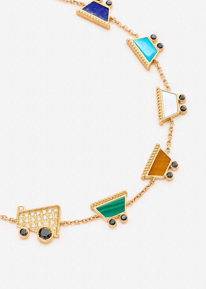 BRACELET VROUM VROUM OR JAUNE