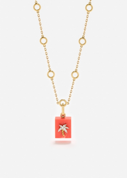 COLLIER MINI DONUTS GOLD OR JAUNE