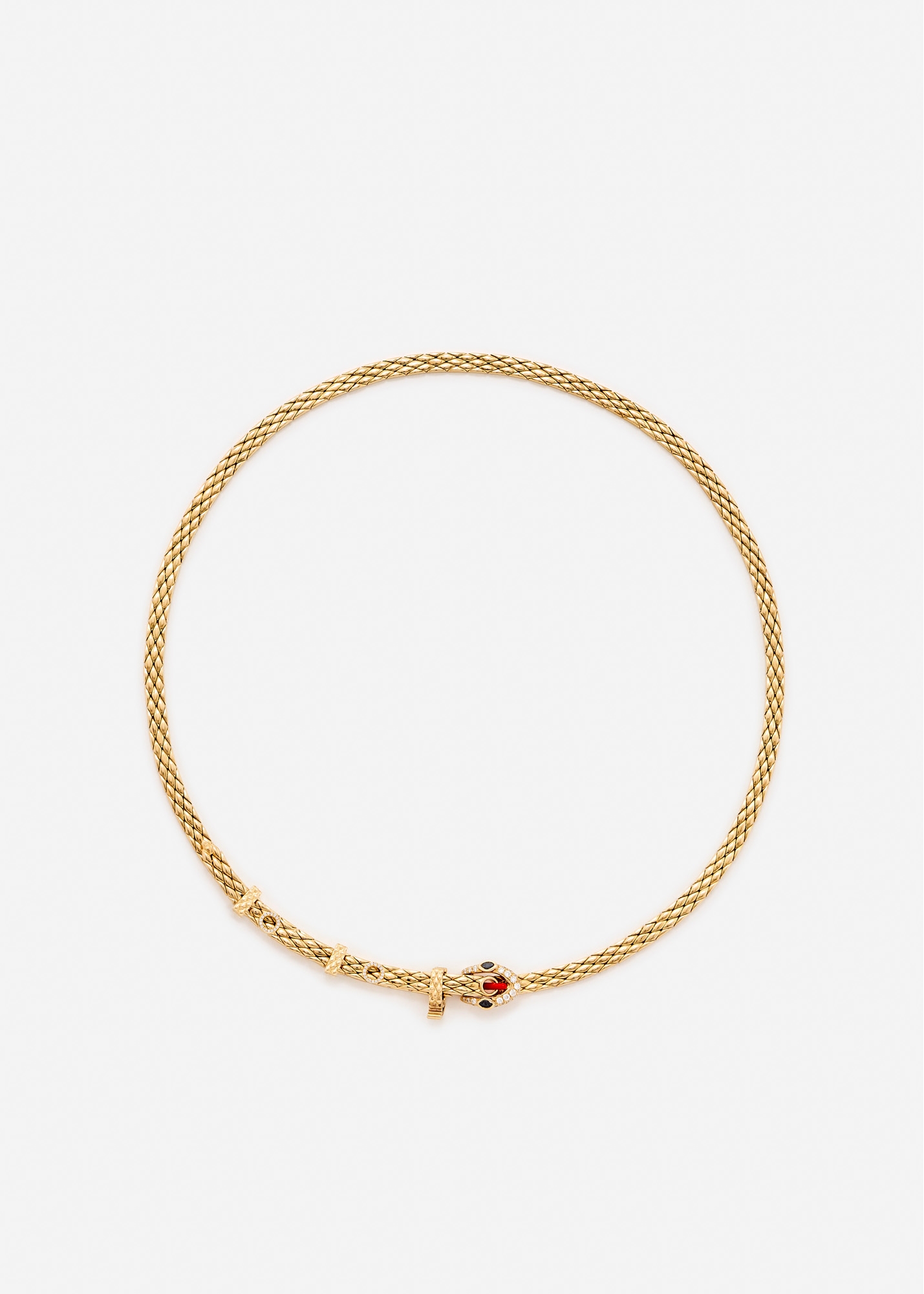 MINI COLLIER PYTHON GOLD OR JAUNE