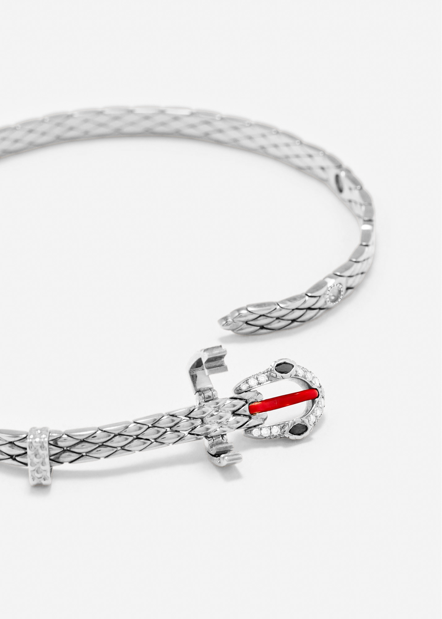 MINI BRACELET PYTHON GOLD OR BLANC