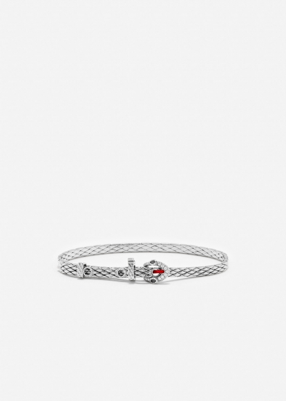 MINI BRACELET PYTHON GOLD OR BLANC