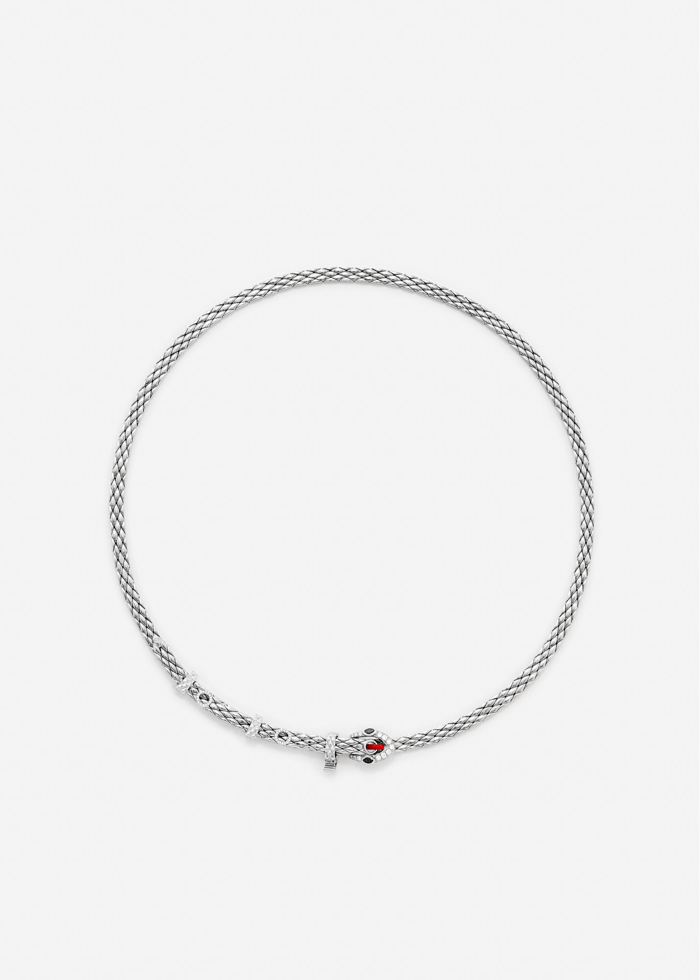 MINI COLLIER PYTHON GOLD OR BLANC