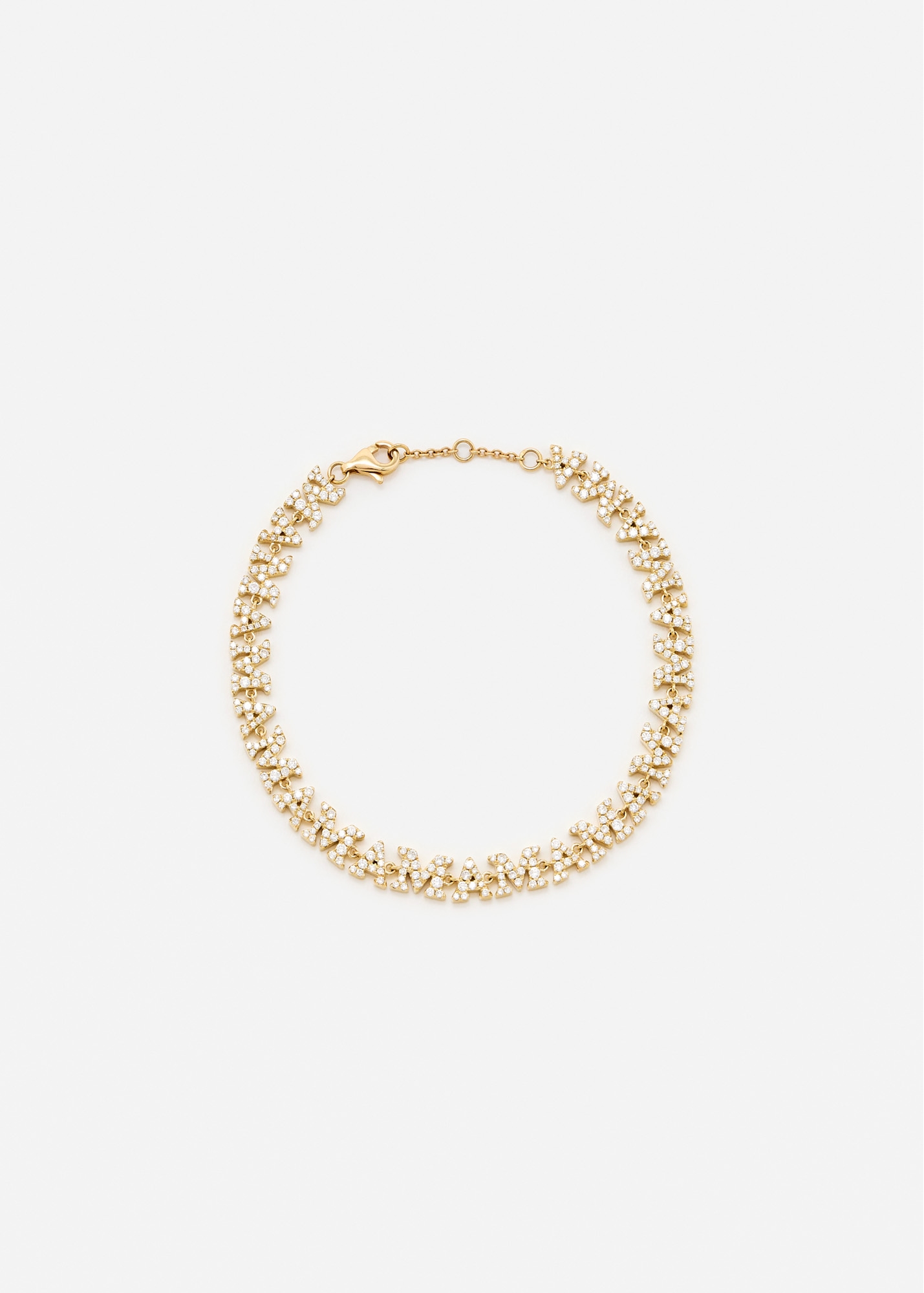 BRACELET MAMA DIAMANTS OR JAUNE