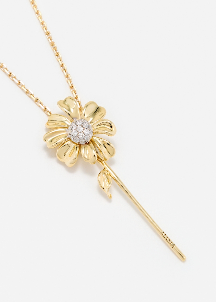 PENDENTIF MAMA DAISY GOLD OR JAUNE