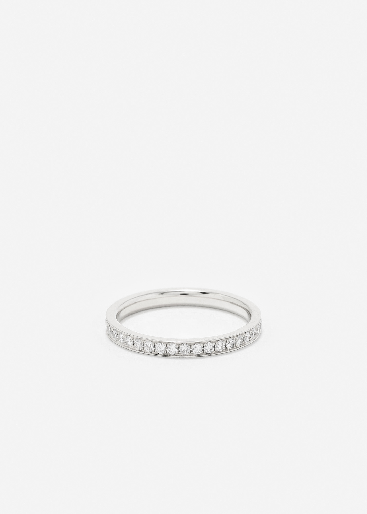ALLIANCE LIGNE DIAMANTS OR BLANC