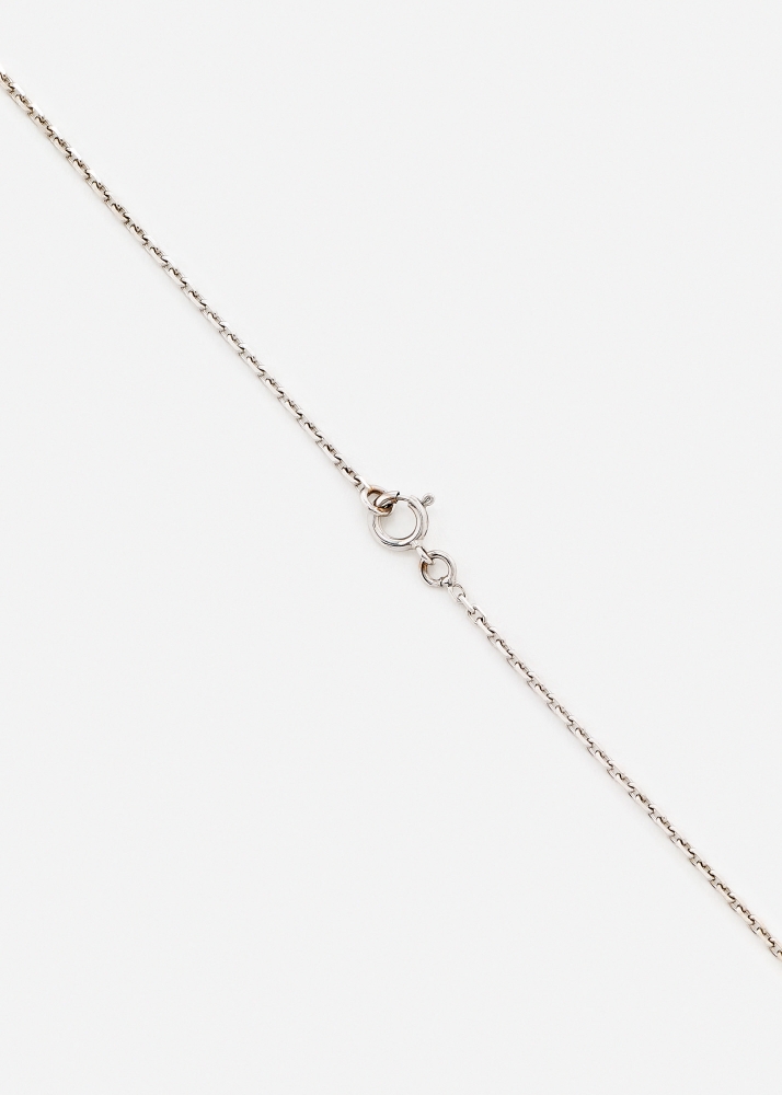 COLLIER CHAÎNE PANDA DIAMANTS OR BLANC