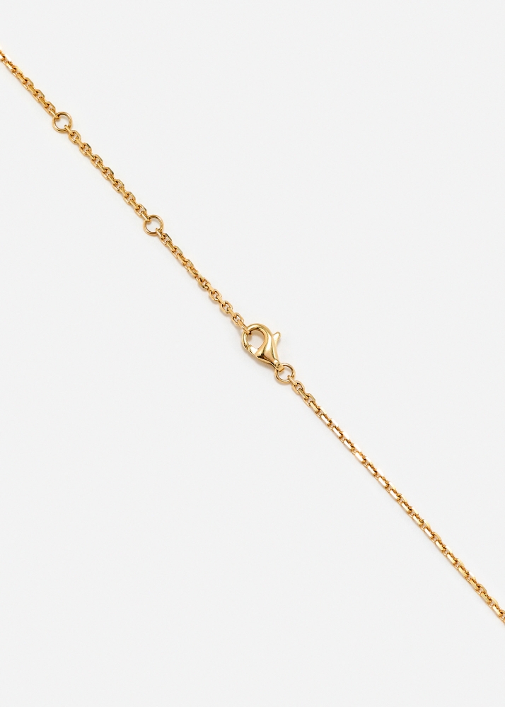 COLLIER CRABE MOUVANT OR JAUNE