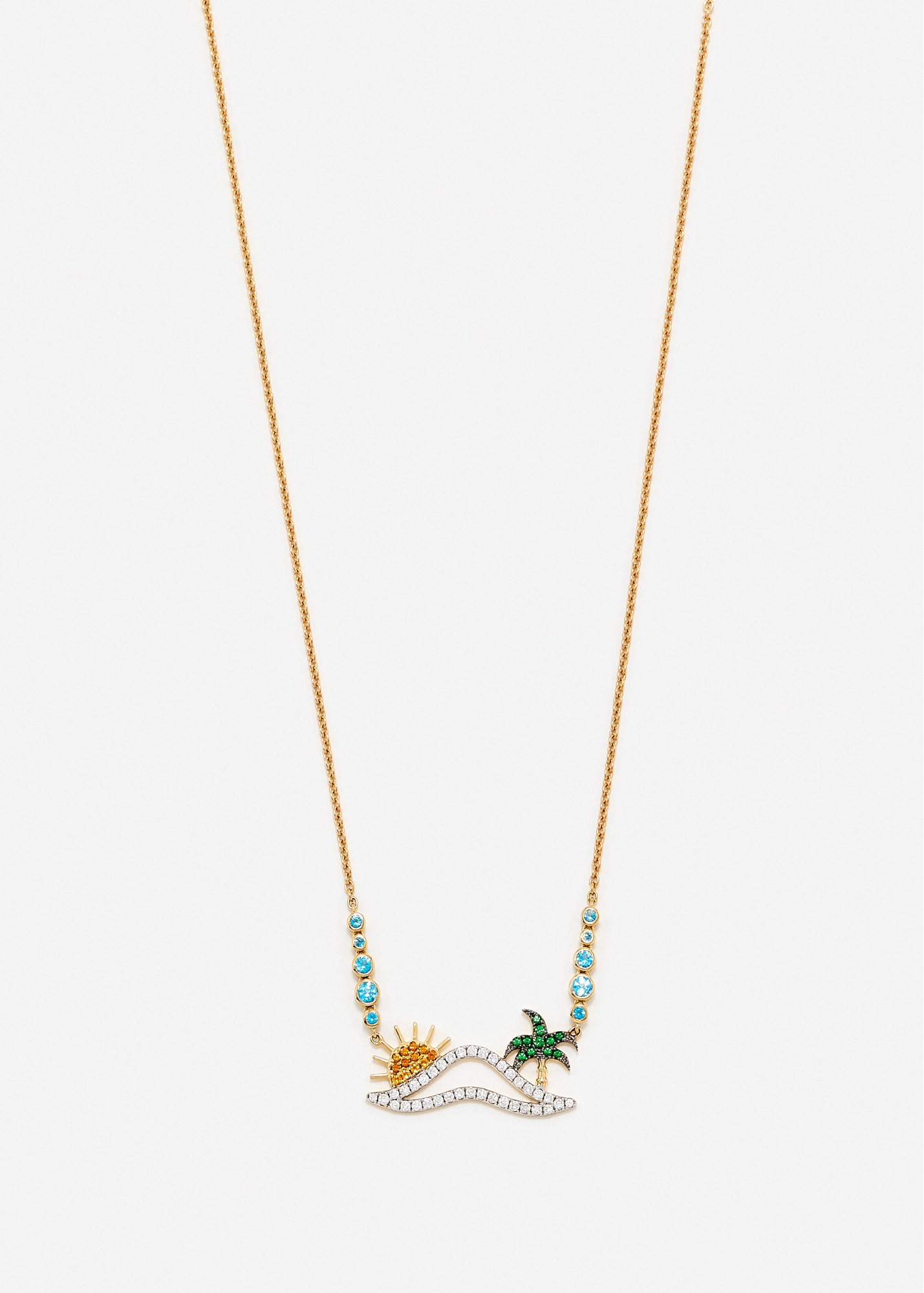 COLLIER LA PLAGE OR JAUNE
