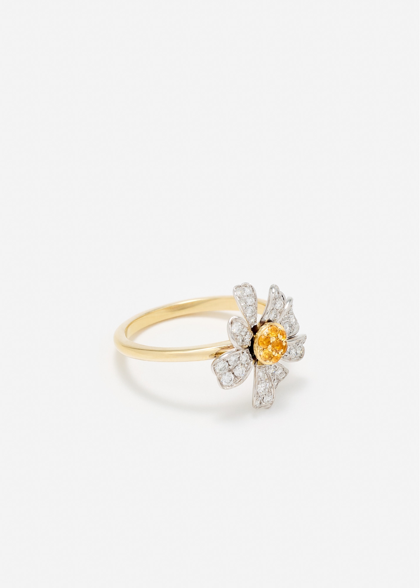 BAGUE MARGUERITE OR JAUNE
