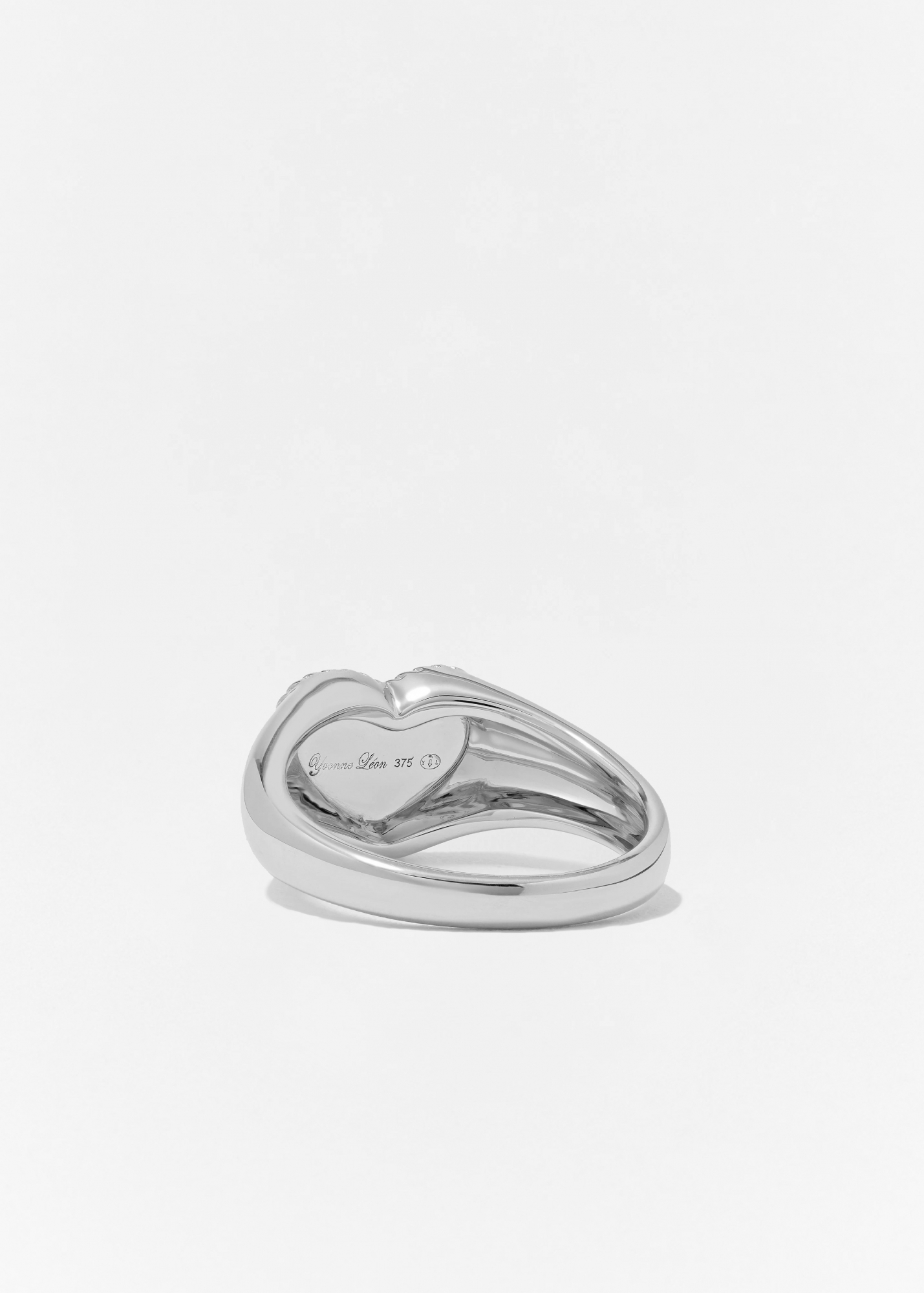 BABY CHEVALIÈRE COEUR DIAMANTS OR BLANC