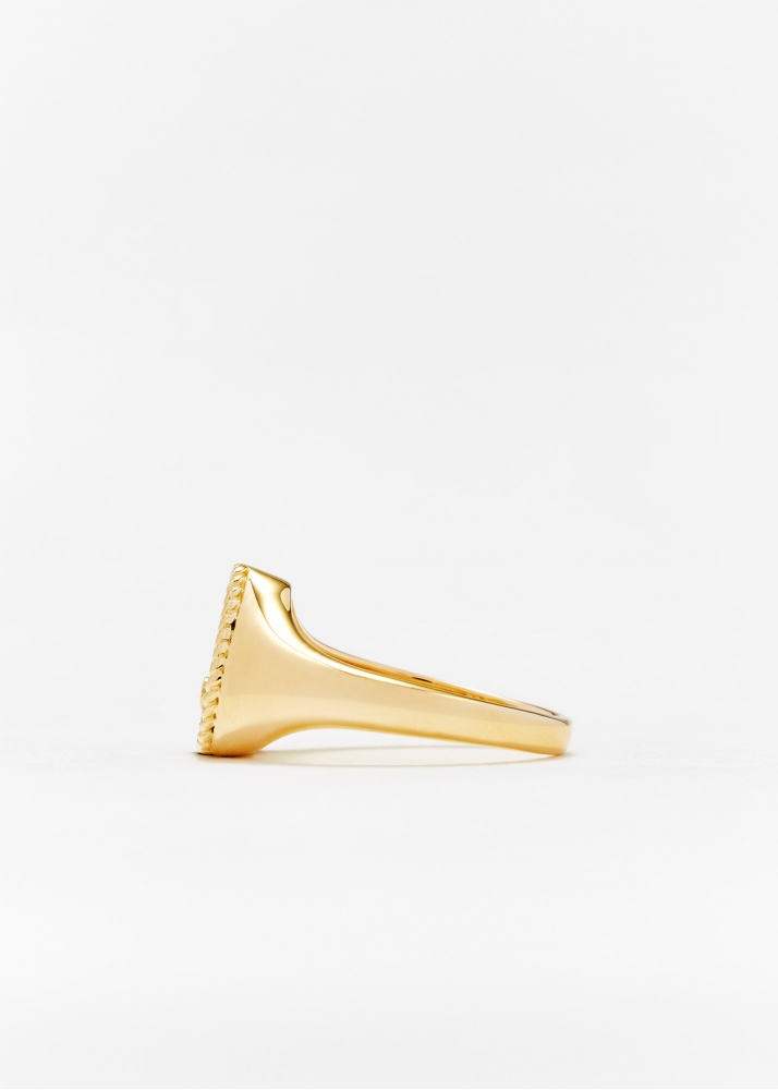 BABY CHEVALIÈRE POIRE DIAMANTS OR JAUNE