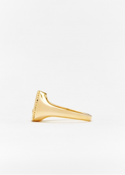 BABY CHEVALIÈRE POIRE DIAMANTS OR JAUNE