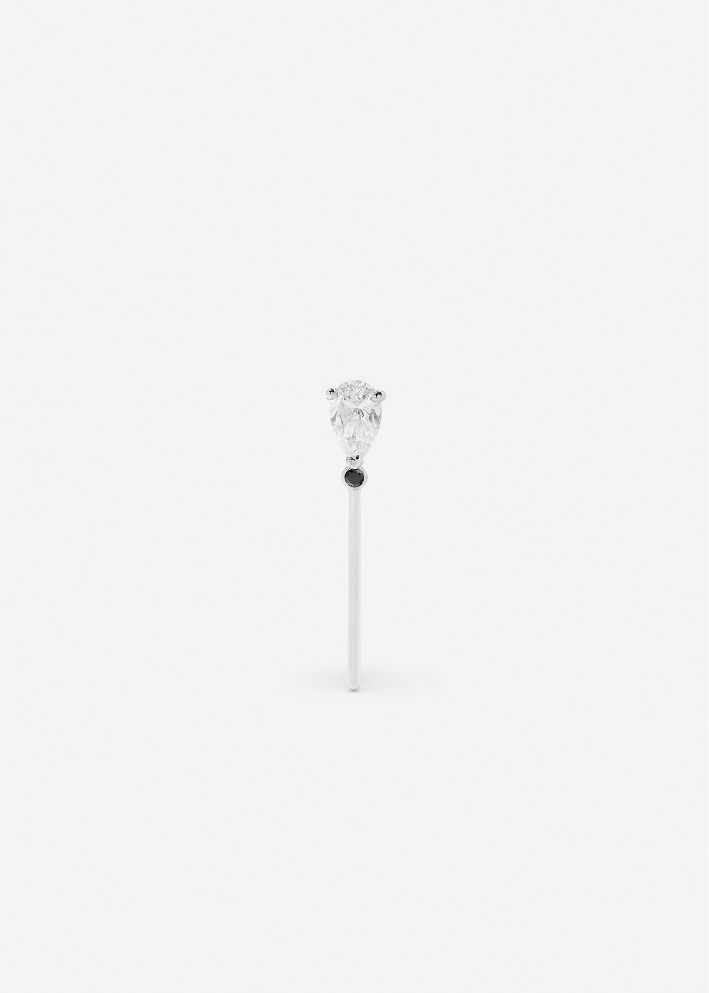 BOUCHON POIRE DIAMANT OR BLANC
