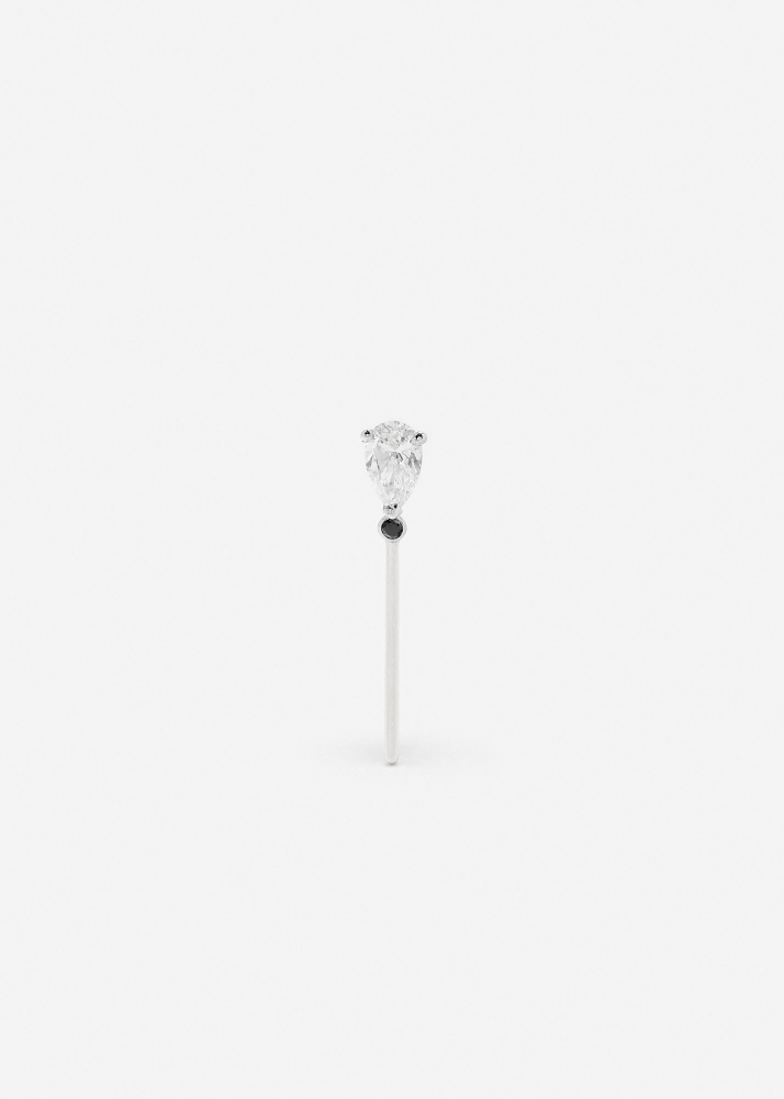 BOUCHON POIRE DIAMANT OR BLANC