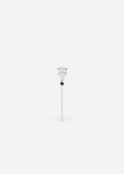 BOUCHON POIRE DIAMANT OR BLANC