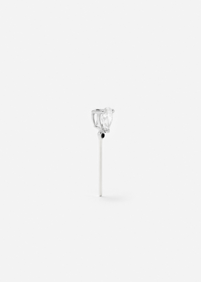 BOUCHON POIRE DIAMANT OR BLANC